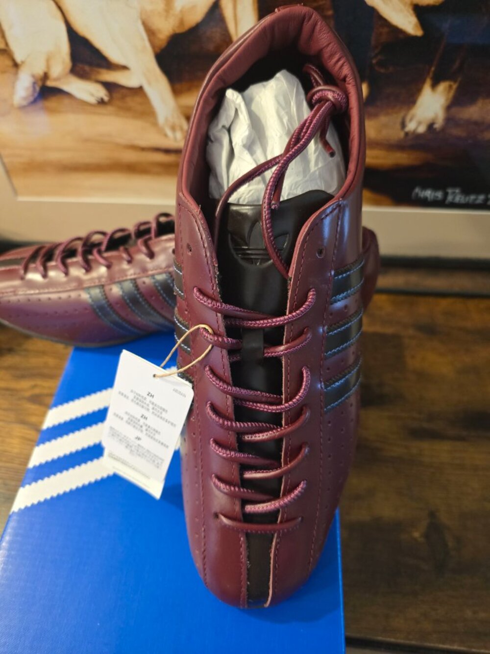 adidas Japan Lux KJ5159 Shadow Red Aurora Coffee Men's Shoes Size 10 US NEW